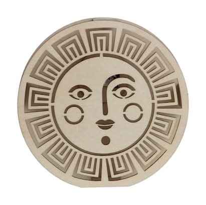Jonathan Adler Utopia Sun Diy Led Wood Decor, 5.75 in