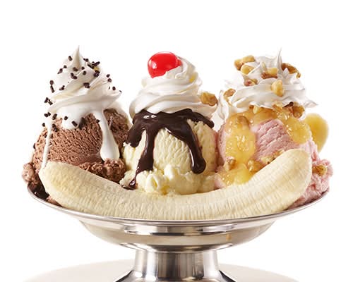 Retro Royal Banana Split