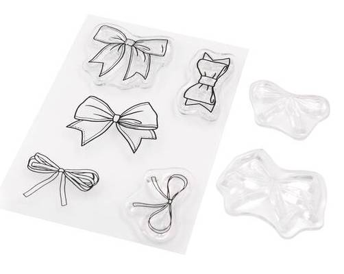 Mini Bows Clear Stamp Set By Recollections