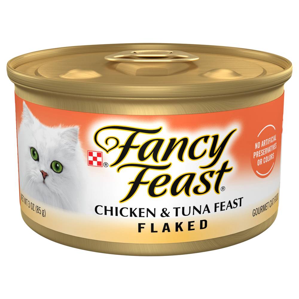 Fancy Feast Gourmet Chicken and Tuna Feast Cat Food (3 oz)