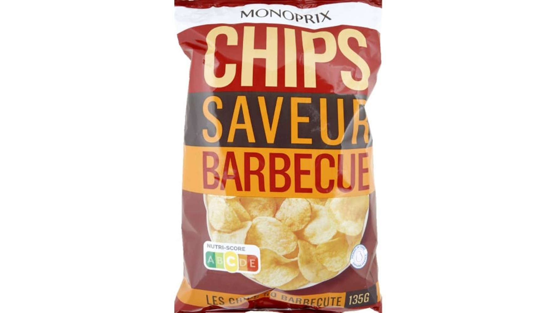 Monoprix Chips saveur barbecue Le sachet de 135 g