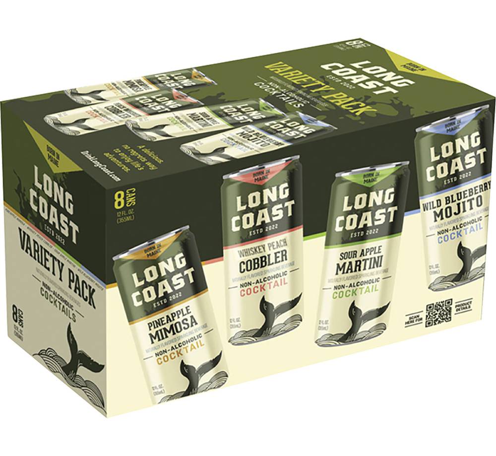 Lost Coast Non Alcoholic Cocktail, Assorted (8 x 12 fl oz)