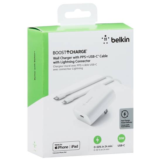 Belkin Boost Charge Wall Charger With Pps+Usb-C Cable