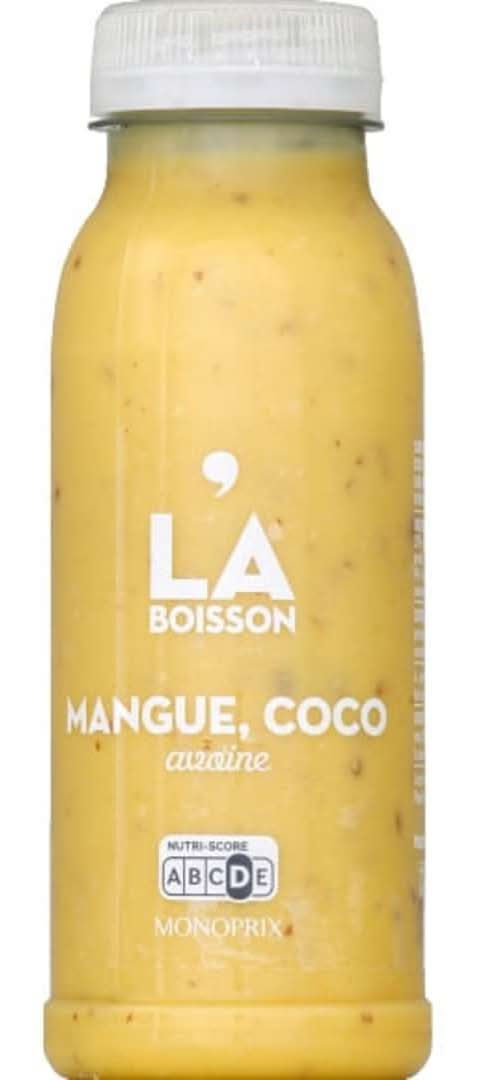 Monoprix - La boisson smoothie, mangue - coco - avoine (250ml)