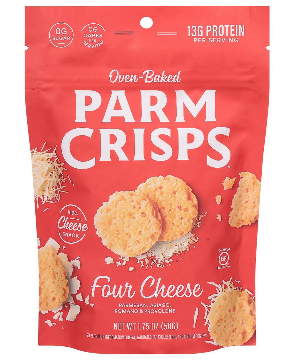 Parm Crisps Cheese Snack, Four Cheese, Oven-Baked