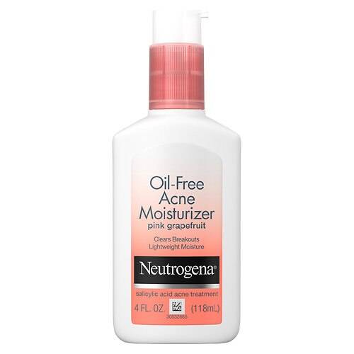 Neutrogena Oil-Free Acne Facial Moisturizer Pink Grapefruit - 4.0 fl oz