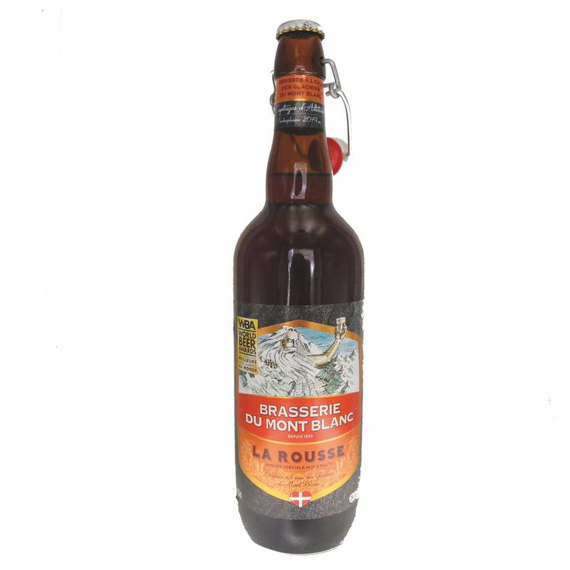 Brasserie Du Mont Blanc - Bière ambrée la rousse (750ml)