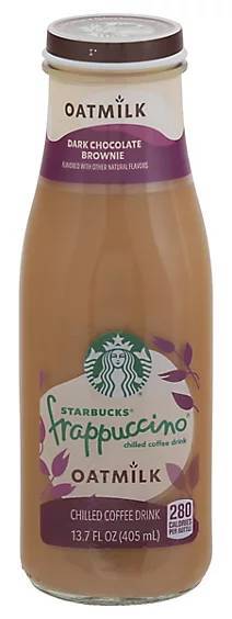 Starbucks Frappuccino Oat MIlk Dark Chocolate Brownie (13.7 Fl oz)