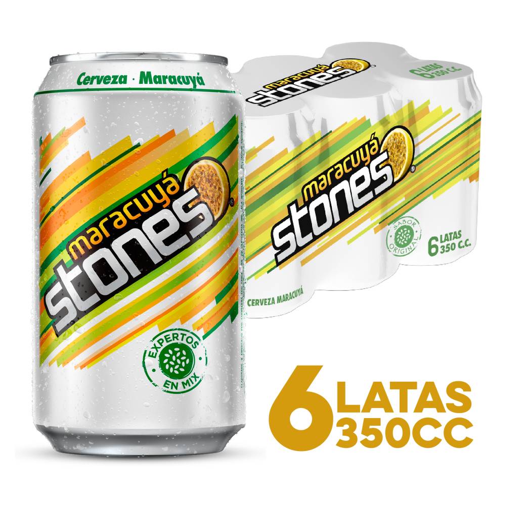 Stones · Pack de cerveza - Maracuyá (6 x 350 ml)