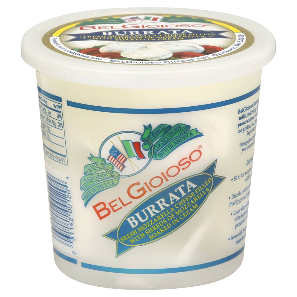 BelGioioso Burrata Cheese (4 x 4 oz)