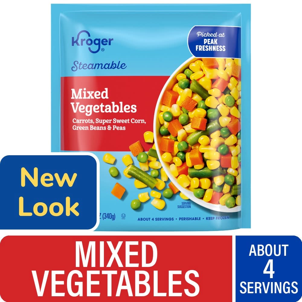 Kroger Steamable Mixed Vegetables (12 oz)