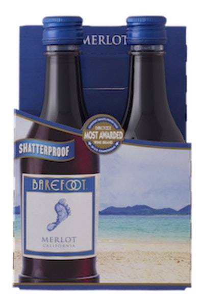 Barefoot Blueberry and Mocha Merlot Wine (4 pack, 187 ml)