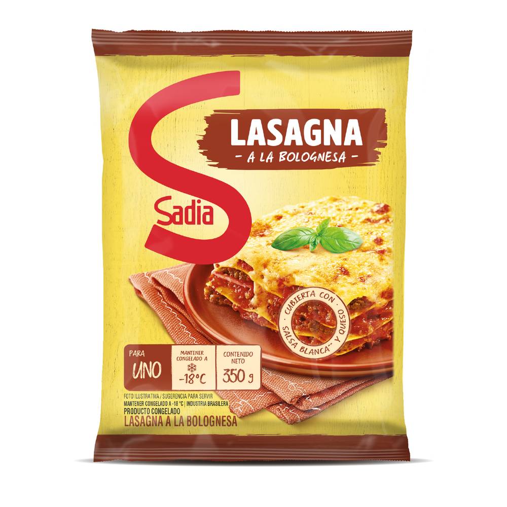 Sadia · Lasagna bolognesa (350 g)