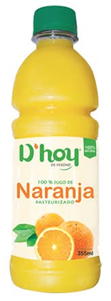 D hoy naranja pasteurizada 355 cc
