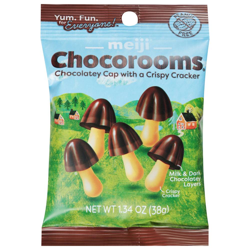 Meiji Sweet & Crispy Chocorooms (1.3 oz)