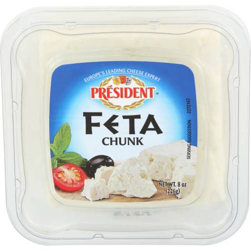 President Plain Feta Chunk Cheese