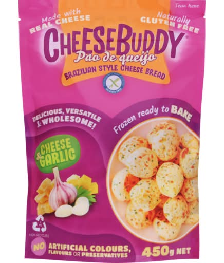 Cheesebuddy Brazilian Cheese Bread, Cheese & Garlic (450g)
