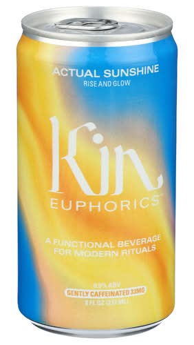 Kin Euphorics Sunshine Rise And Glow Functional Beverage Can