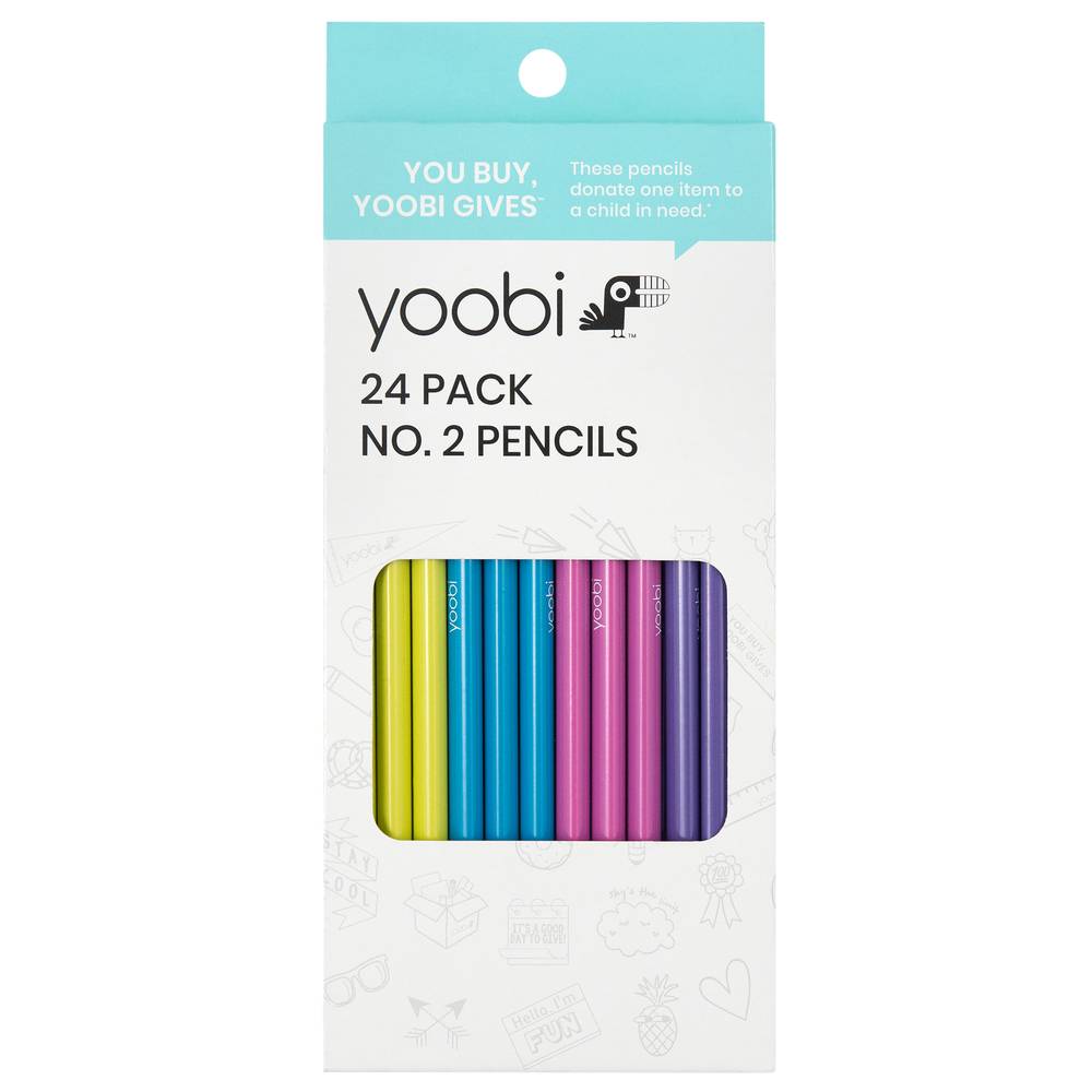 Yoobi No. 2 Pencils (24 ct)