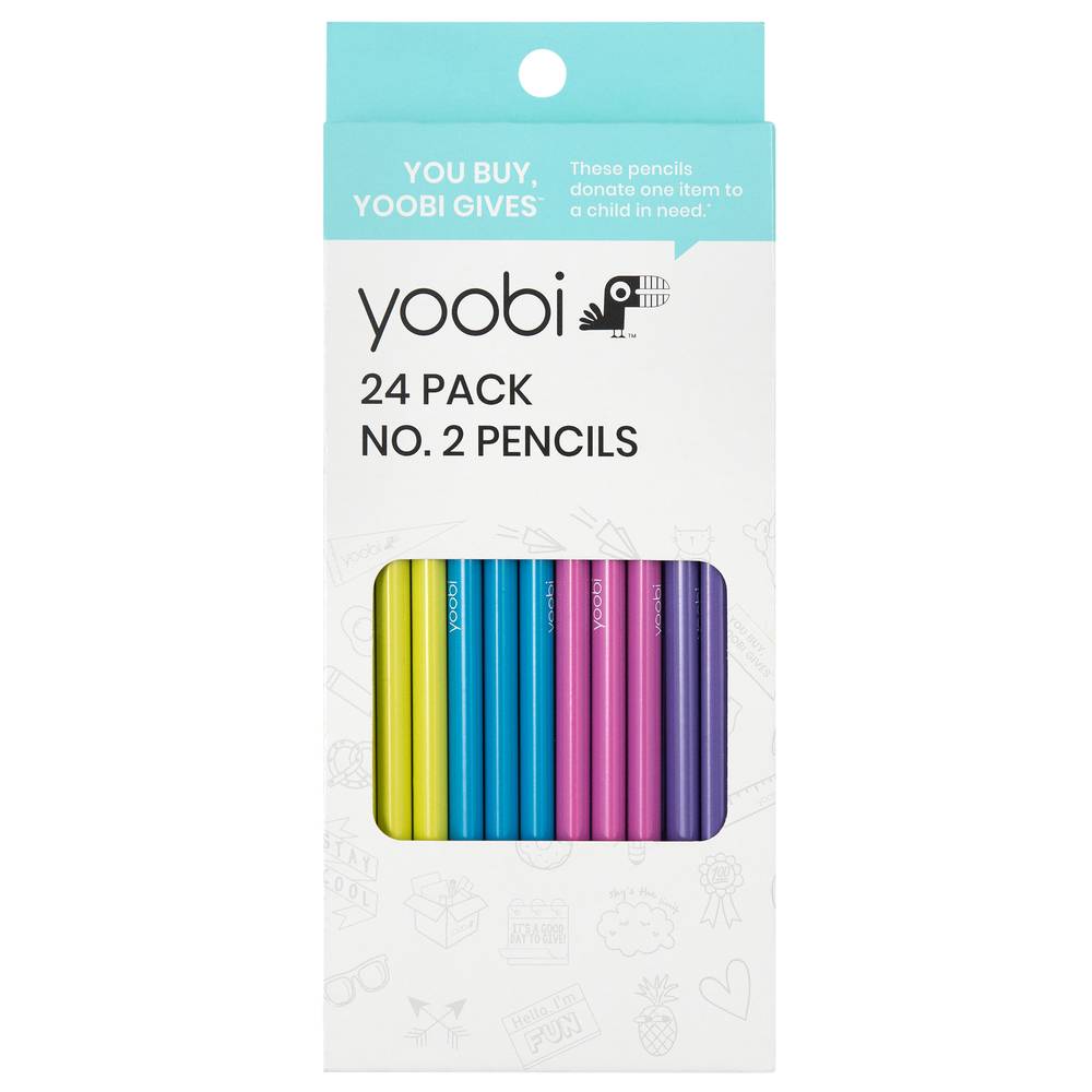 Yoobi No. 2 Pencils (24 Ct)