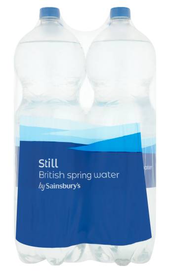 Sainsbury's Still British Spring Water (4 x 2L)