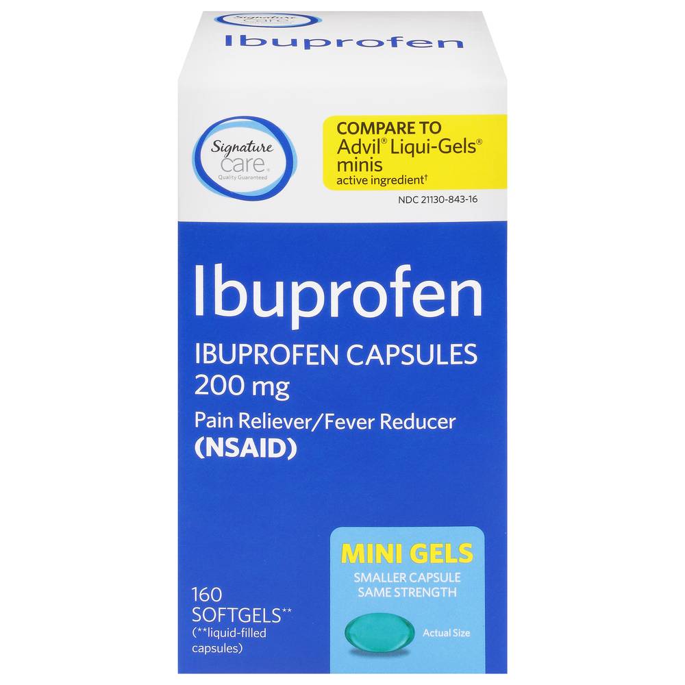 Signature Care Advil Ibuprofen Mini Liqui-Gels (125 g)