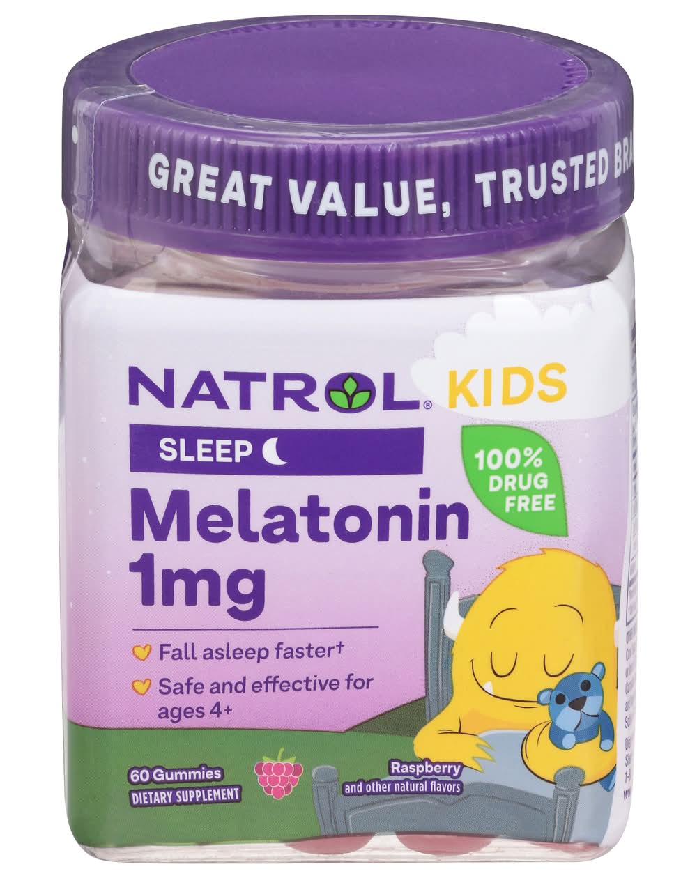 Natrol Kids Sleep Berry Melatonin Gummies (6.88 oz)