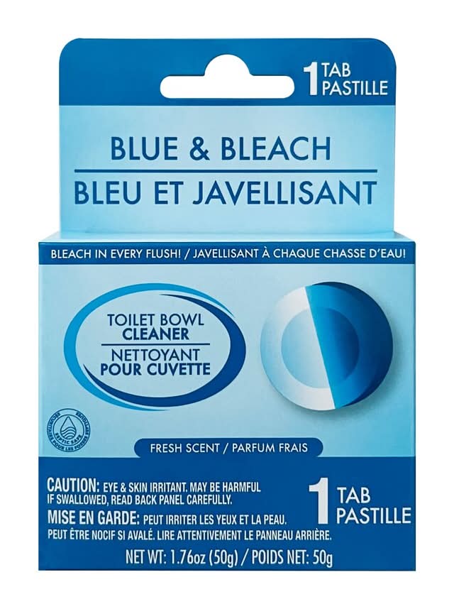 Blue & Bleach Toilet Cleaning Tabs, Fresh (1.76 oz)