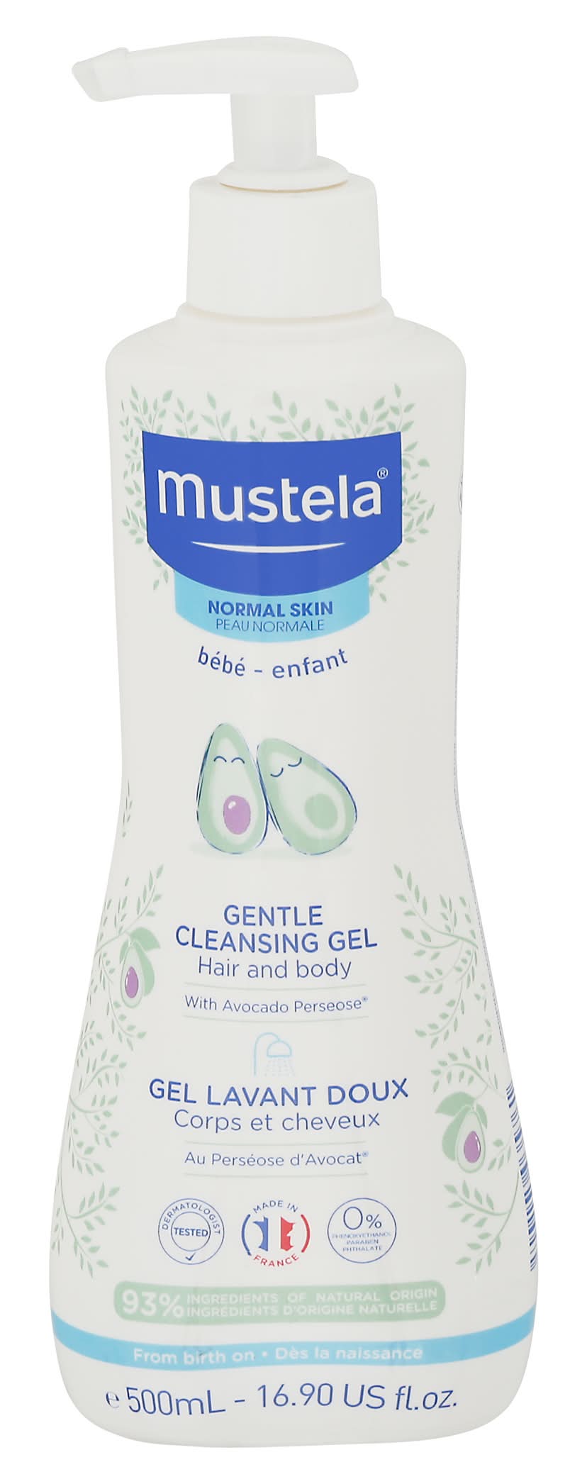 Mustela Baby Gentle Cleansing Gel (16.9 fl oz)