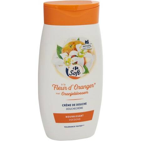 Carrefour Soft - Crème de douche à la fleur d'oranger