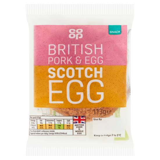 Co-op British Pork & Egg Scotch Egg (113g)