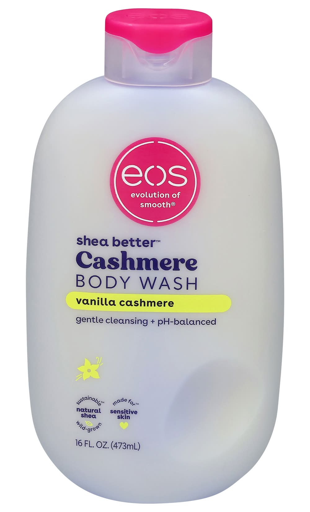 eos Shea Better Cashmere Body Wash, Vanilla Cashmere (16 fl oz)