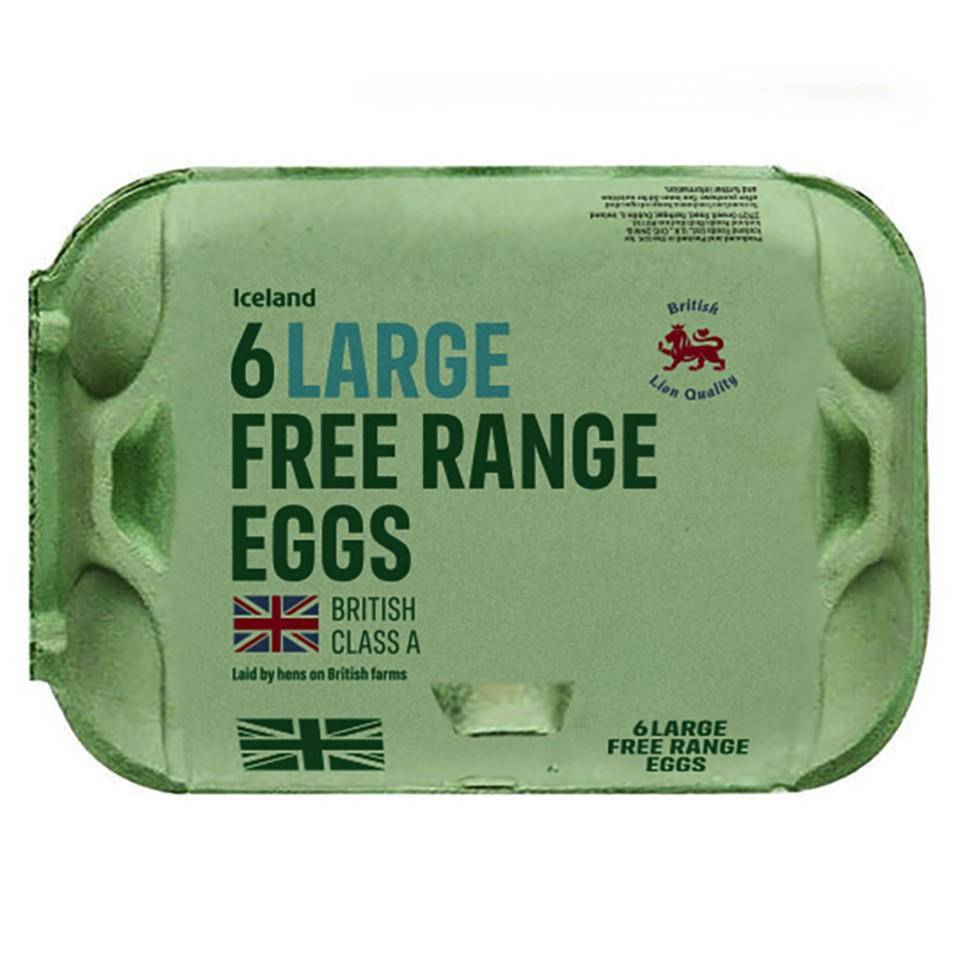 Iceland Large Free Range Eggs