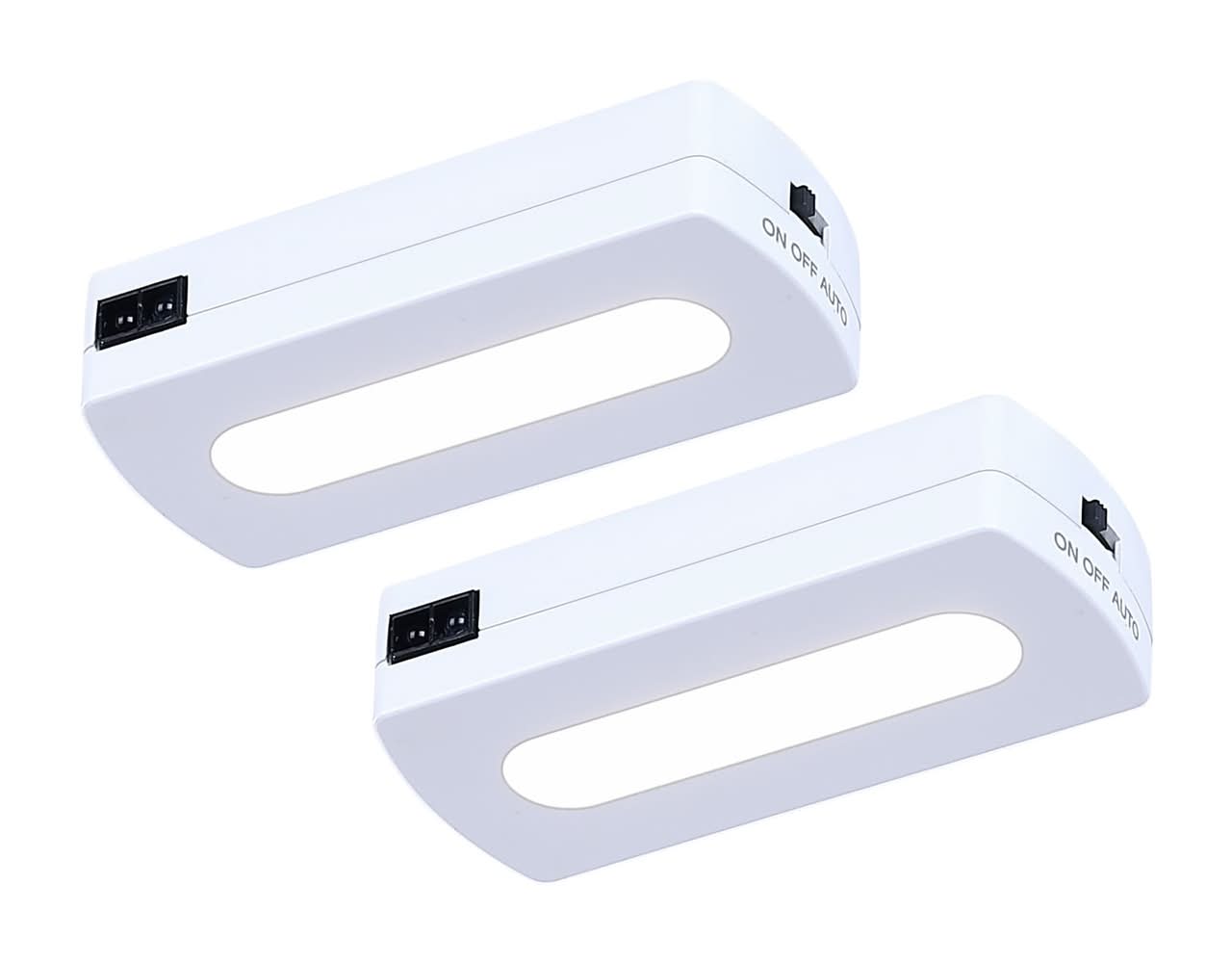 Utilitech Drawer Light 2 -Pack 2.7-in Rechargeable Battery LED Under Cabinet Light Bar Motion Sensing Light