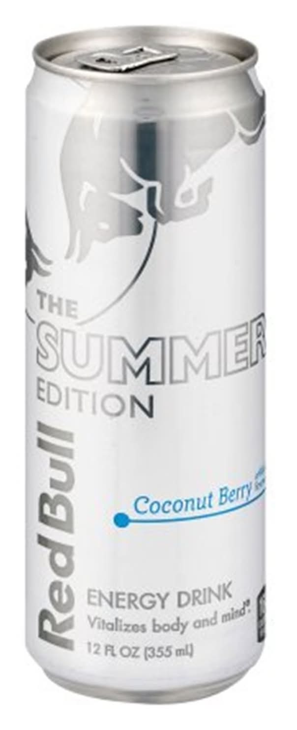 Red Bull Summer Edition Coconut Berry Energy Drink 12 Oz
