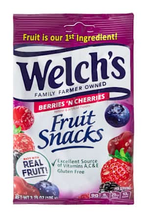 Welch's® Berries 'N Cherries Fruit Snack 3.75oz Berries ‘N Cherries