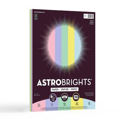 Astrobrights Color Paper, 8.5 X 11 Inches, 20 Lb/75 Gsm, Pastels 5-color Assortment