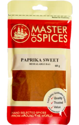 Master Of Spices Paprika Sweet 60g
