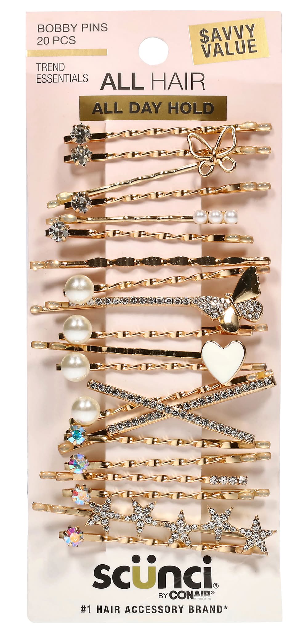 Scunci Savvy Value Bobby Pins (20 ct)