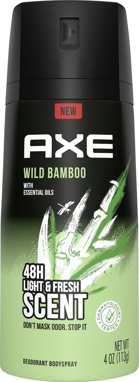 Axe Wild Bamboo Light & Fresh Scent Deodorant Body Spray