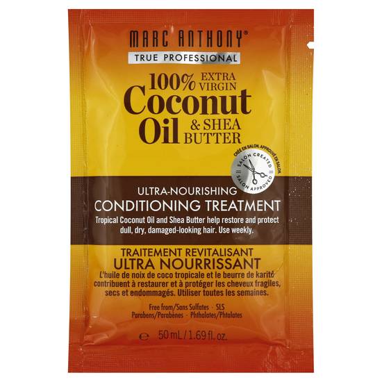 Marc Anthony 100% Extra Virgin Coconut Oil and Shea Butter Ultra Nourishing Conditioning Treatment