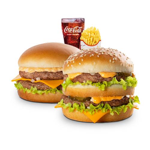 B7: 1 Big + 1 double cheese