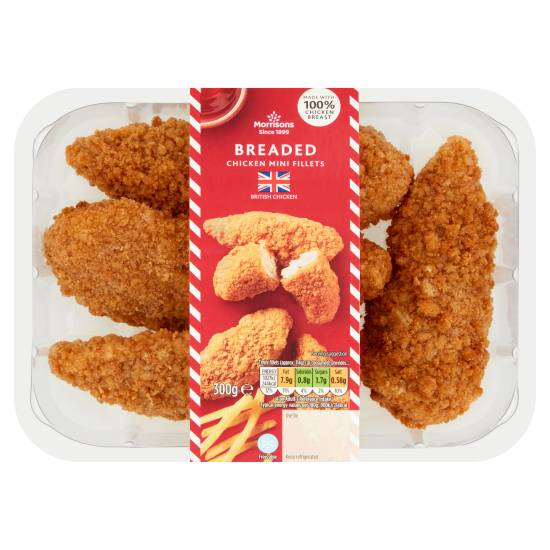 Morrisons Breaded Chicken Mini Fillets (300g)