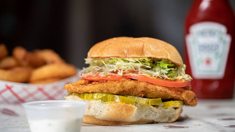 13. Crispy Chicken Burger (Buffalo)