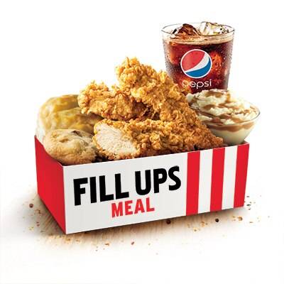 3 pc. Crispy Tenders Fill Up