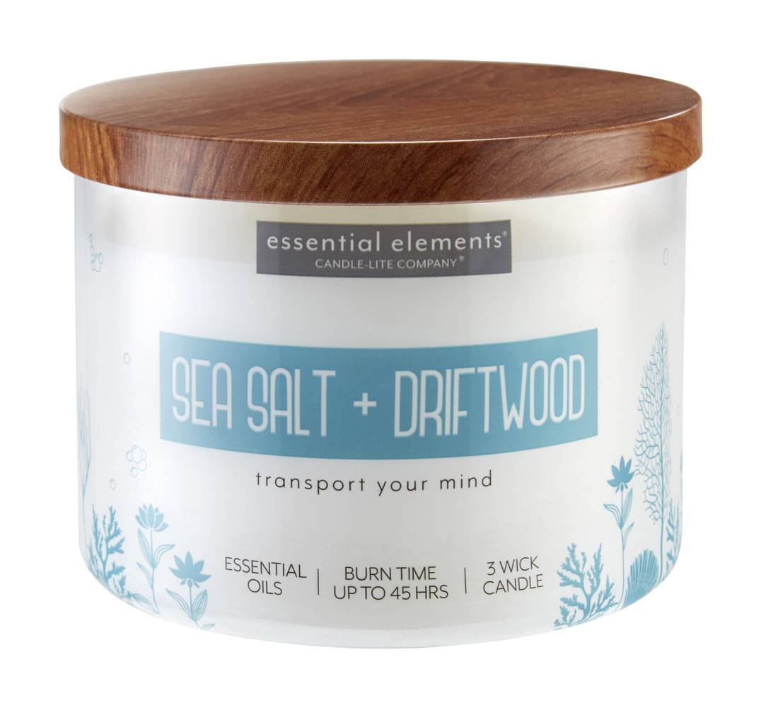 Candle-lite Ess Elem Jar Sea Salt & Dw (418.16 g)