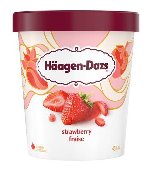 Häagen-Dazs Ice Cream, Strawberry (450 ml)