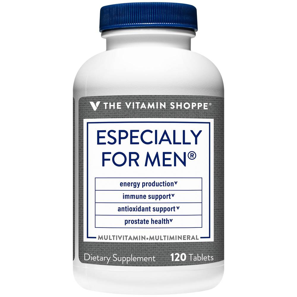 The Vitamin Shoppe Especially For Men Multivitamin Supports Prostate Health (120 ct)