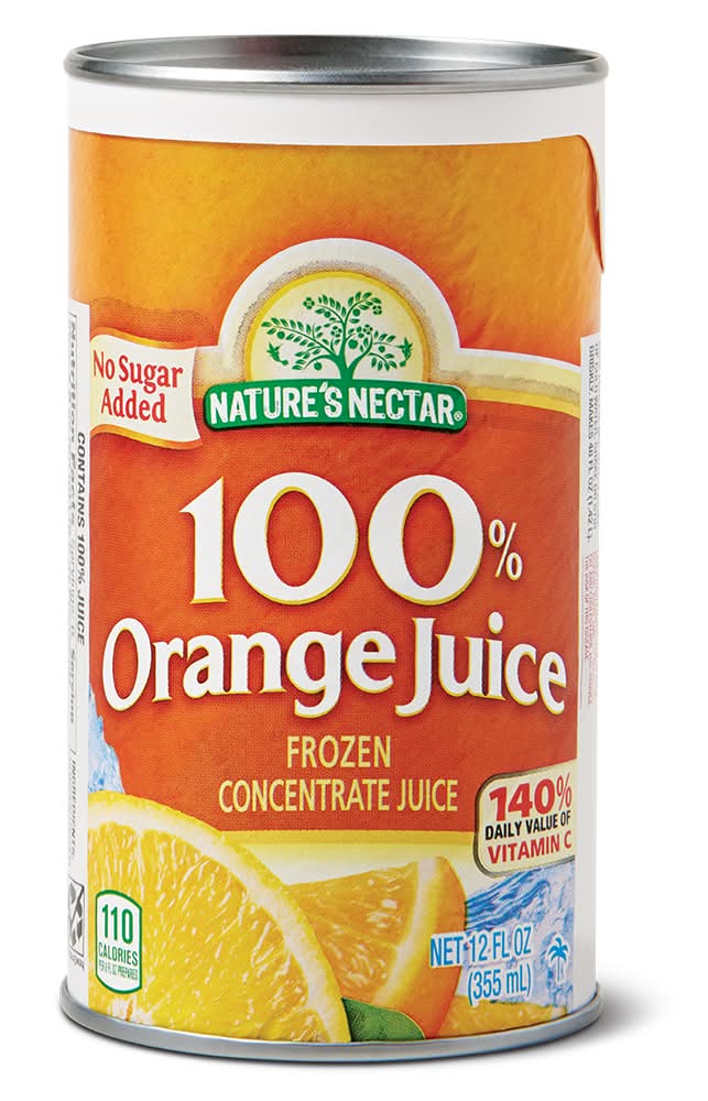 Nature's Nectar Frozen Juice Concentrate, Orange (12 fl oz)