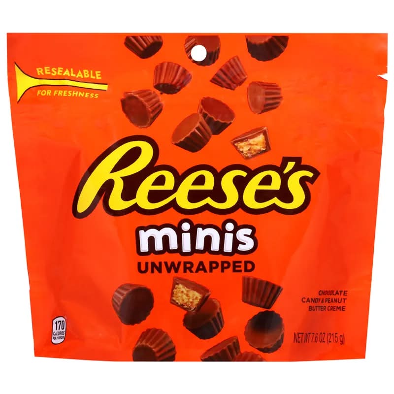 Reese's Peanut Butter Cups Minis Unwrapped